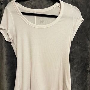 White American Eagle Ribbed Lounge Shirt Size Medium